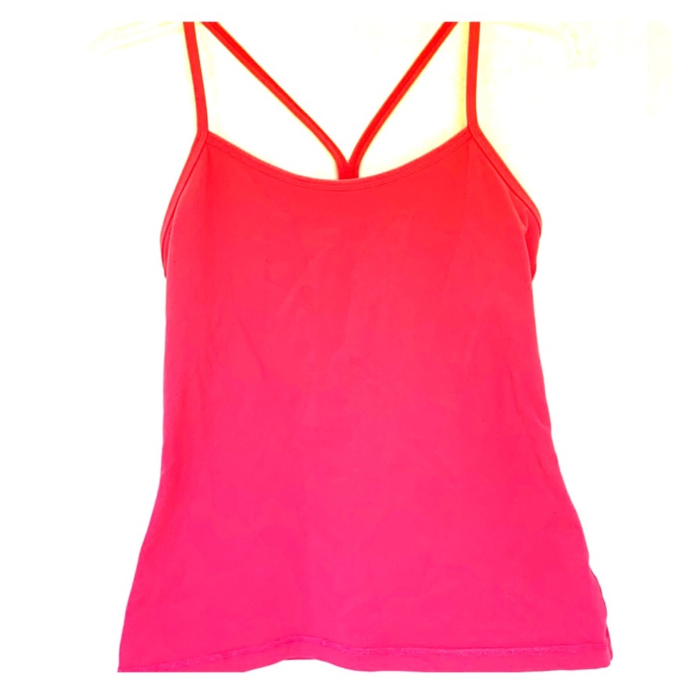 LULULEMON POWER Y PINK WATERMELON 🍉 TANK TOP SZ 8